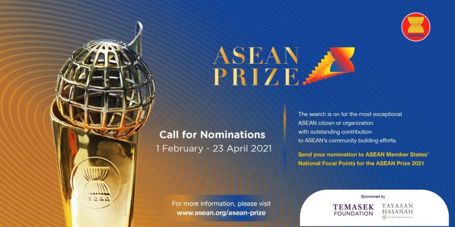 Call for Nominations- ASEAN Prize 2021 - Pic