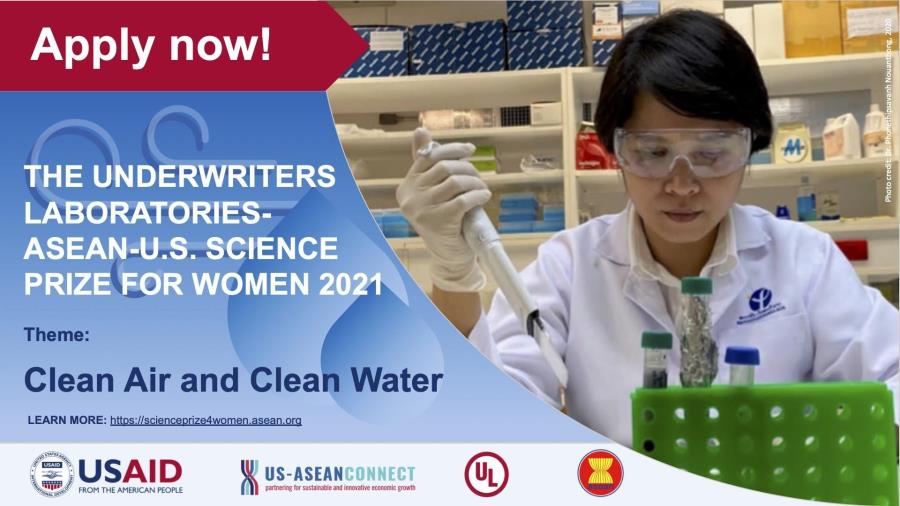Launched  Underwriters LaboratoriesASEANUS Science Prize for Women 2021  Pic