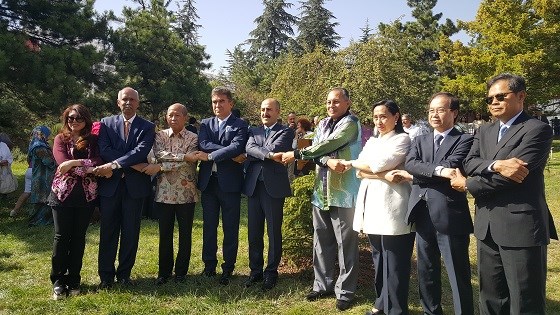 Tree Planting Ceremony at the National Library by the ASEAN Heads of Mission