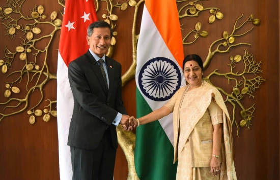 Minister Vivian Balakrishnan's visit to india 12 Oct 2015
