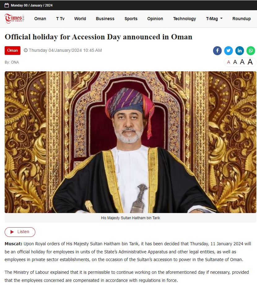 Ministry Of Foreign Affairs Singapore Singapore Embassy In Muscat   OfficialHolidayAccessionDay 11Jan2024.ashx