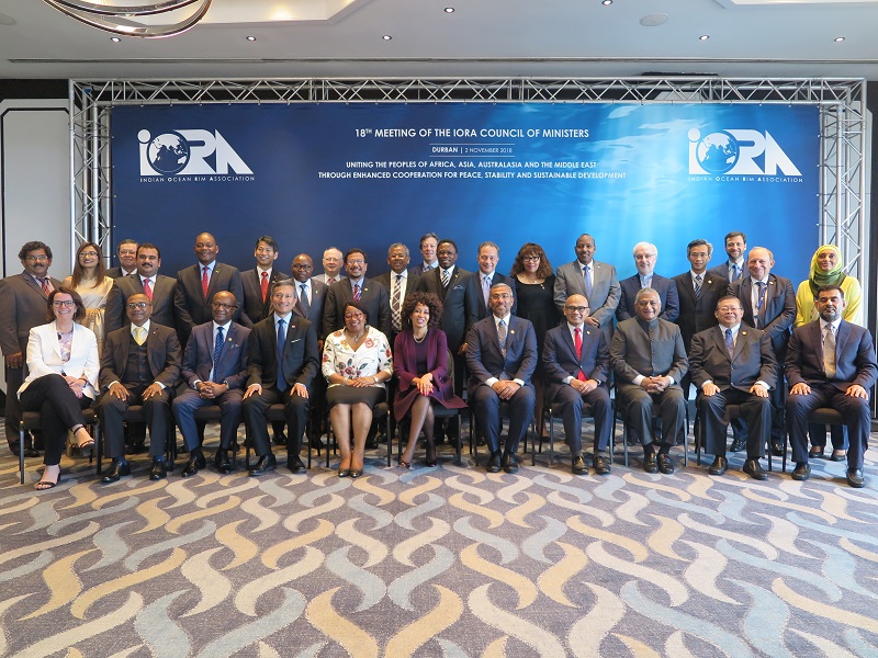 18th Indian Ocean Rim Association (IORA) Council Of Ministers Meeting in Durban, South Africa   (Photo credit: MFA)  