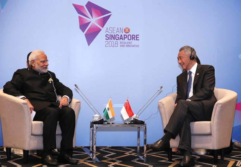Prime Minister Lee Hsien Loong meeting with Prime Minister of the Republic of India Narendra Modi, 14 November 2018