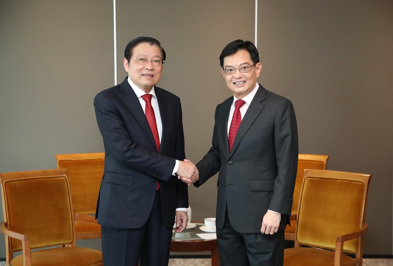 Call on Deputy Prime Minister and Minister for Finance Heng Swee Keat ...