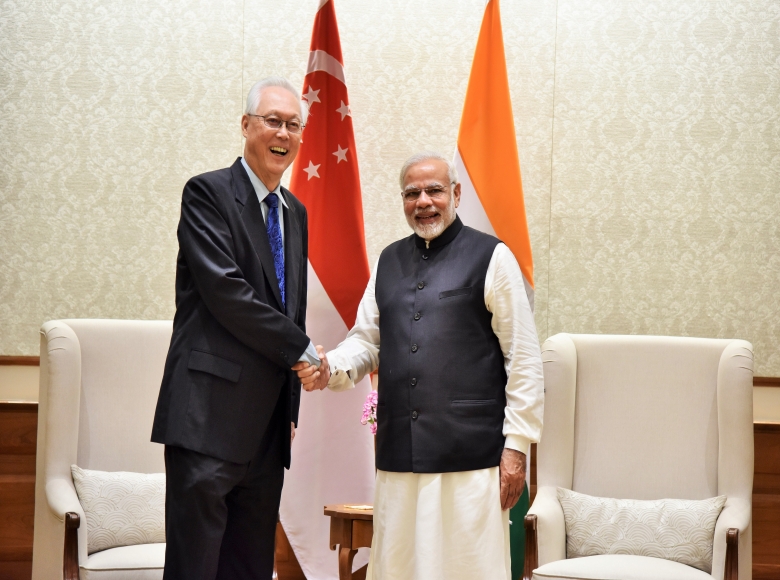 ESM’s call on Indian Prime Minister Narendra Modi on 13 December 2017 at PM Modi's residence [Photo credit: Prime Minister's Office, India]