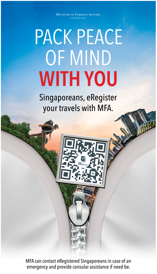 eRegister your Travels for Peace of Mind