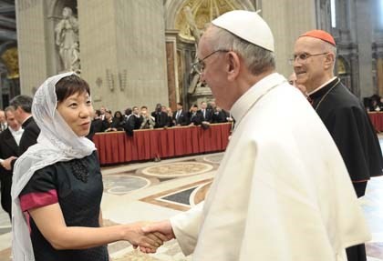 Singapore-s representation at the inauguration of Pope Francis (resized)