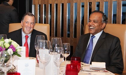 MFA20130817 Dinner hosted for Mexican Secretary for Foreign Affairs Jose Antonio Meade Kuribrena by Minister for Foreign Affairs and Law K Shanmugam