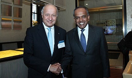 MFA20140921_Meeting with French FM Laurent Fabius