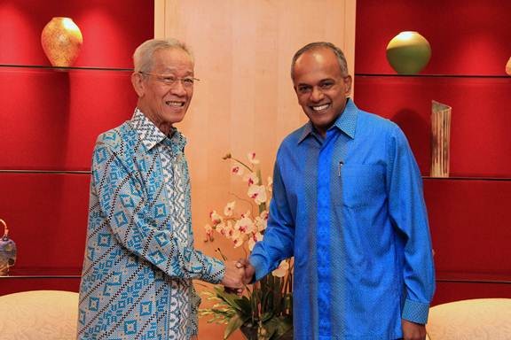 Min K Shanmugam and Kepri Governor