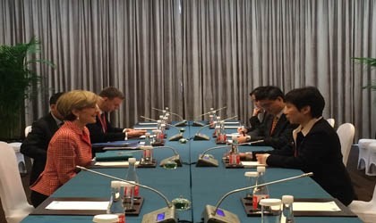 Resized Photo- Second Minister for Foreign Affairs Grace Fu meeting with Australian Minister for Foreign Affairs Julie Bishop 