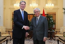 Secretary of State for Foreign and Commonwealth Affairs of the United Kingdom The Right Honourable Philip Hammond MP called on President Tony Tan Keng Yam, 30 January 2015. 