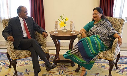 MFA20150225 Min with Chief Minister of Rajasthan Vasundhara Raje