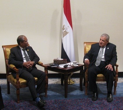 Senior Minister of State for Foreign Affairs and Home Affairs Masagos Zulkifli called on Egyptian Prime Minister Ibrahim Mahlab
