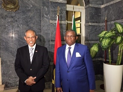 Meeting between Minister Masagos and Angolan Minister for External Relations