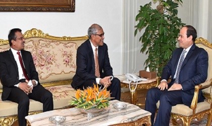 SE Zainul calling on President Al Sisi (2)