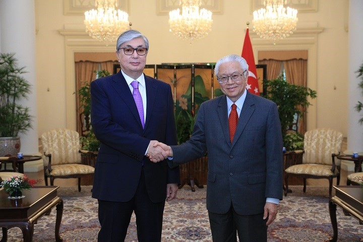 Call on President Tony Tan Keng Yam by the Chairman of the Senate of the Parliament of the Republic of Kazakhstan HE Kassym-Jomart Tokayev