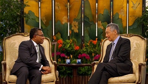 PM Lee and PM Araujo