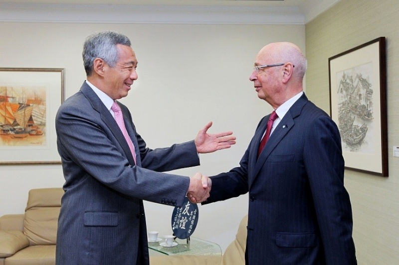 Call on PM Lee by WEF Exec Chairman Klaus Schwab - 20160621_MCI