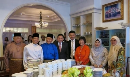 SMS Maliki and Delegation with Bruneian Minister of Religious Affairs Pehin Badaruddin Othman
