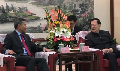 Minister's meeting with Zhejiang Party Secretary Xia Baolong_2